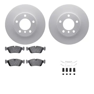 R1 Concepts WDTH1-31007 Brake Rotors - Carbon Coated W/ Euro Ceramic Pads & Hdw